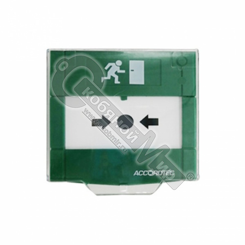 Кнопка выхода AT-H200-GN "ACCORDTEC" (устройство аварийной разблокировки) ,AT-05615