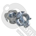 Гайка врезная М6 DIN 1624 оц. /100/ Гайка врезная М6 DIN 1624 оц. /100/