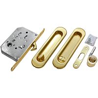 Комплект для раздвижных дверей MHS150 WC SG,цвет-мат.золото