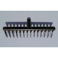 Грабли стальные, усиленные, 14 зубьев, без черенка Грабли стальные, усиленные, 14 зубьев, без черенка