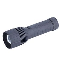 Фонарь светодиодный 1W, пластик прорезиненный, 3хАА, 17,5х5 см, ZOOM, 198-023*** Фонарь светодиодный 1W, пластик прорезиненный, 3хАА, 17,5х5 см, ZOOM, 198-023***