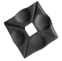 Основание балясины литое 50х50х12,5 мм Китай Основание балясины литое 50х50х12,5 мм Китай