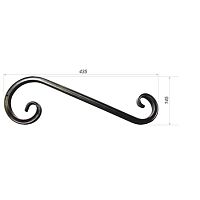 Волюта С-6/15Т 430х140х85 труба 15 СП Волюта С-6/15Т 430х140х85 труба 15 СП