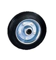 Колесо промышленное на ось без кроншт. C63, 160х40 мм, подшип. ролик., черная резина, нагрузка 140кг Колесо промышленное на ось без кроншт. C63, 160х40 мм, подшип. ролик., черная резина, нагрузка 140кг