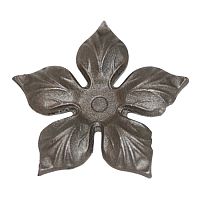 Цветок литой 90 мм 2125/1302/6125 Цветок литой 90 мм 2125/1302/6125