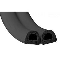 Уплотнитель D 9х8(7,4) мм, черный (100 м - 2х50 м) Уплотнитель D 9х8(7,4) мм, черный (100 м - 2х50 м)
