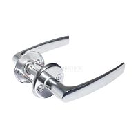 Ручка для входных дверей РДП-2-006-42С левая Хром блестящий Ручка для входных дверей РДП-2-006-42С левая Хром блестящий