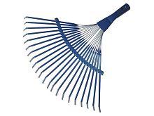 Грабли веерные пластинчатые 22 зуба "RUSСАД" без черенка /4045 Грабли веерные пластинчатые 22 зуба "RUSСАД" без черенка /4045