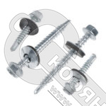 Саморез кровельный, цинк, 5,5х25 /50/ фото 2 Саморез кровельный, цинк, 5,5х25 /50/ фото 2