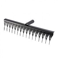 Грабли стальные, 16 витых зубьев, 420 мм, без черенка, Сибртех, 61750 Грабли стальные, 16 витых зубьев, 420 мм, без черенка, Сибртех, 61750