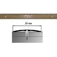 Порог АЛ-163-С 0,9м антик ясень, Стык алюминевый узкий, 25 мм Порог АЛ-163-С 0,9м антик ясень, Стык алюминевый узкий, 25 мм