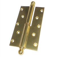 Петля П-120 левая ,латунь (круг.шишка) Петля П-120 левая ,латунь (круг.шишка)