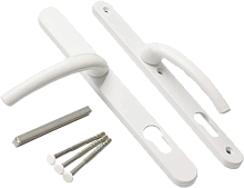 Нажимной гарнитур 26/92 WINDOORPRO с возвратной ручкой,белый (RAL 9016) (30/1) Нажимной гарнитур 26/92 WINDOORPRO с возвратной ручкой,белый (RAL 9016) (30/1)