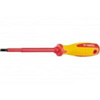 Отвертка SL6,5x150 мм, до 1000В, CrMo, Insulated, двухкомпонент. рукоятка, MATRIX PROFESSIONAL,12920 Отвертка SL6,5x150 мм, до 1000В, CrMo, Insulated, двухкомпонент. рукоятка, MATRIX PROFESSIONAL,12920