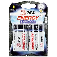 Батарейка ЭРА бочонок большой LR20-2BL, алкалиновая (щелочная), без блистера (1 шт.), C0038443 Батарейка ЭРА бочонок большой LR20-2BL, алкалиновая (щелочная), без блистера (1 шт.), C0038443