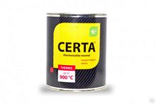 CERTA" эмаль антикоррозионная термостойкая до 400°С красный (~RAL 2002) 25кг.