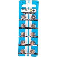 Батарейка Трофи таблетка маленькая G12(386) LR1142, LR43 (1 шт.), C0035049 Батарейка Трофи таблетка маленькая G12(386) LR1142, LR43 (1 шт.), C0035049