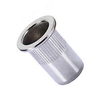 Заклепка-гайка цилиндр. с насечками стандартный борт М6 L=15 /50/ Заклепка-гайка цилиндр. с насечками стандартный борт М6 L=15 /50/