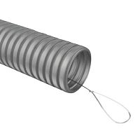 Труба гофрированная 20 мм с зондом, ПВХ, серый, ЭРА, GOFR-20-100-PVС (SIMPLE) Труба гофрированная 20 мм с зондом, ПВХ, серый, ЭРА, GOFR-20-100-PVС (SIMPLE)