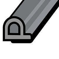 Уплотнитель P 9х5,5 мм SD-39, серый (100 м - 2х50 м) (уп. 6 шт.), PROFITRAST Уплотнитель P 9х5,5 мм SD-39, серый (100 м - 2х50 м) (уп. 6 шт.), PROFITRAST