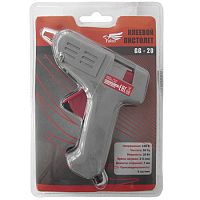 Пистолет клеевой d=7 мм, 20 Вт, два стержня, электрический, GG-20 РОКОТ, FALCO, 646-261 Пистолет клеевой d=7 мм, 20 Вт, два стержня, электрический, GG-20 РОКОТ, FALCO, 646-261