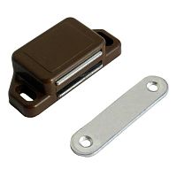 Защелка магнитная, корпус-пластмасса, коричневая, 802 А, BON13016KL-6 Защелка магнитная, корпус-пластмасса, коричневая, 802 А, BON13016KL-6