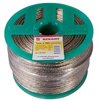 Трос для растяжки в ПВХ на катушках (РБ) 3/5 (5) латунированный/100 м/ Трос для растяжки в ПВХ на катушках (РБ) 3/5 (5) латунированный/100 м/