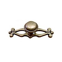 Ручка-кнопка античная бронза с накладкой, 20538/201067*** Ручка-кнопка античная бронза с накладкой, 20538/201067***