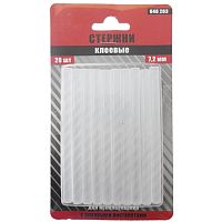 Стержни клеевые для термопистолета, 7,2х100 мм (уп. 20 шт.), ЕРМАК, 646-263*** Стержни клеевые для термопистолета, 7,2х100 мм (уп. 20 шт.), ЕРМАК, 646-263***