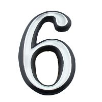 Цифра Fiore -6- хром /1500/30/*** Цифра Fiore -6- хром /1500/30/***