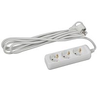 Удлинитель с заземлением 3х1 мм², 3 розетки, 1.5 м, ЭРА, U-3e-1,5m Удлинитель с заземлением 3х1 мм², 3 розетки, 1.5 м, ЭРА, U-3e-1,5m