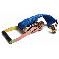 Стяжка груза 12 м (полипропилен), 50 мм, 4000 кг, с усиленным крюком, 73730 Стяжка груза 12 м (полипропилен), 50 мм, 4000 кг, с усиленным крюком, 73730