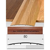 Порог АЛ-492 . 0,9м ЭФФЕКТ ДЕРЕВА светлый бархат, Стык алюминевый широкий, 80 мм Порог АЛ-492 . 0,9м ЭФФЕКТ ДЕРЕВА светлый бархат, Стык алюминевый широкий, 80 мм