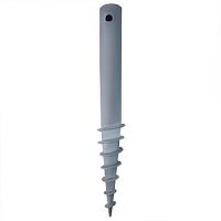 Свая стальная винтовая-тип шуруп, , труба диаметр 108 мм, толщина стенки 4 мм,Наконечник-480мм (труб