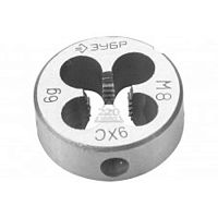 Плашка круглая ручная М8 x 1,25 мм для нарезания метрич. резьбы, ЗУБР, 4-28022-08-1,25 Плашка круглая ручная М8 x 1,25 мм для нарезания метрич. резьбы, ЗУБР, 4-28022-08-1,25