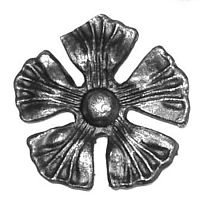 Цветок литой 90х4 мм SK23.16.1/600J/6130-2 Цветок литой 90х4 мм SK23.16.1/600J/6130-2