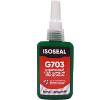 Герметик анаэробный неразборный красный, 50 мл, Isoseal G703 Герметик анаэробный неразборный красный, 50 мл, Isoseal G703