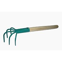 Рыхлитель пятизубый Р-5 для твердых почв с деревянным черенком (диаметр зуба 5мм)*** Рыхлитель пятизубый Р-5 для твердых почв с деревянным черенком (диаметр зуба 5мм)***