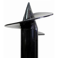 Свая стальная винтовая , труба диаметр 76 мм, толщина стенки 3,5 мм, длина L=1500¶мм, металл Ст3сп ( Свая стальная винтовая , труба диаметр 76 мм, толщина стенки 3,5 мм, длина L=1500¶мм, металл Ст3сп (