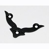 Уголок декоративный фигурный 70х70 мм УДФ 70-S НОЭЗ черный матовый 1шт/уп Уголок декоративный фигурный 70х70 мм УДФ 70-S НОЭЗ черный матовый 1шт/уп