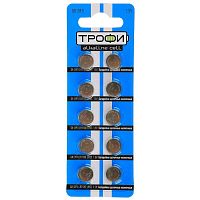 Батарейка Трофи таблетка маленькая G8(391) LR1120, LR55 (1 шт.), C0036509 Батарейка Трофи таблетка маленькая G8(391) LR1120, LR55 (1 шт.), C0036509