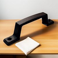 Ручка скоба оконная РС-60-С черный муар (20) Ручка скоба оконная РС-60-С черный муар (20)