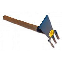Мотыжка комбинированная, 2,0 мм, ТД-1, с полимерным покрытием, деревянная ручка Мотыжка комбинированная, 2,0 мм, ТД-1, с полимерным покрытием, деревянная ручка