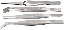 Набор пинцетов (4 предмета), нерж. сталь, Sparta 914845 /MosTek 5646404 Набор пинцетов (4 предмета), нерж. сталь, Sparta 914845 /MosTek 5646404