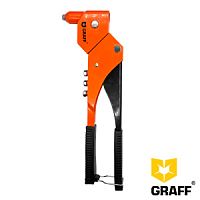Заклепочник поворотный 0-360° МА1008, 290 мм, GRAFF, 2401004 Заклепочник поворотный 0-360° МА1008, 290 мм, GRAFF, 2401004