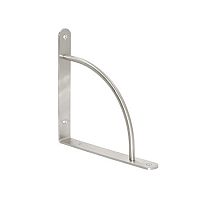 Кронштейн для полок угловой 73027, матовый хром FS, 28216*** Кронштейн для полок угловой 73027, матовый хром FS, 28216***