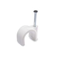 Скобы для кабеля круглые 7 мм (100 шт.), 60327 Скобы для кабеля круглые 7 мм (100 шт.), 60327