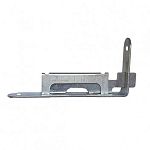 Шпингалет врезной ШЗ-2/короткий/,цинк белый Шпингалет врезной ШЗ-2/короткий/,цинк белый