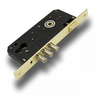 Корпус врезного замка золото + ответ.планка 109 СК2000 GP*** Корпус врезного замка золото + ответ.планка 109 СК2000 GP***