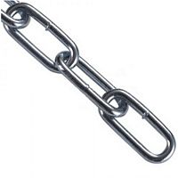 Цепь длиннозвенная DIN 763 4мм сварная, оцинкованная /38 м./40 м./50 м./ Цепь длиннозвенная DIN 763 4мм сварная, оцинкованная /38 м./40 м./50 м./